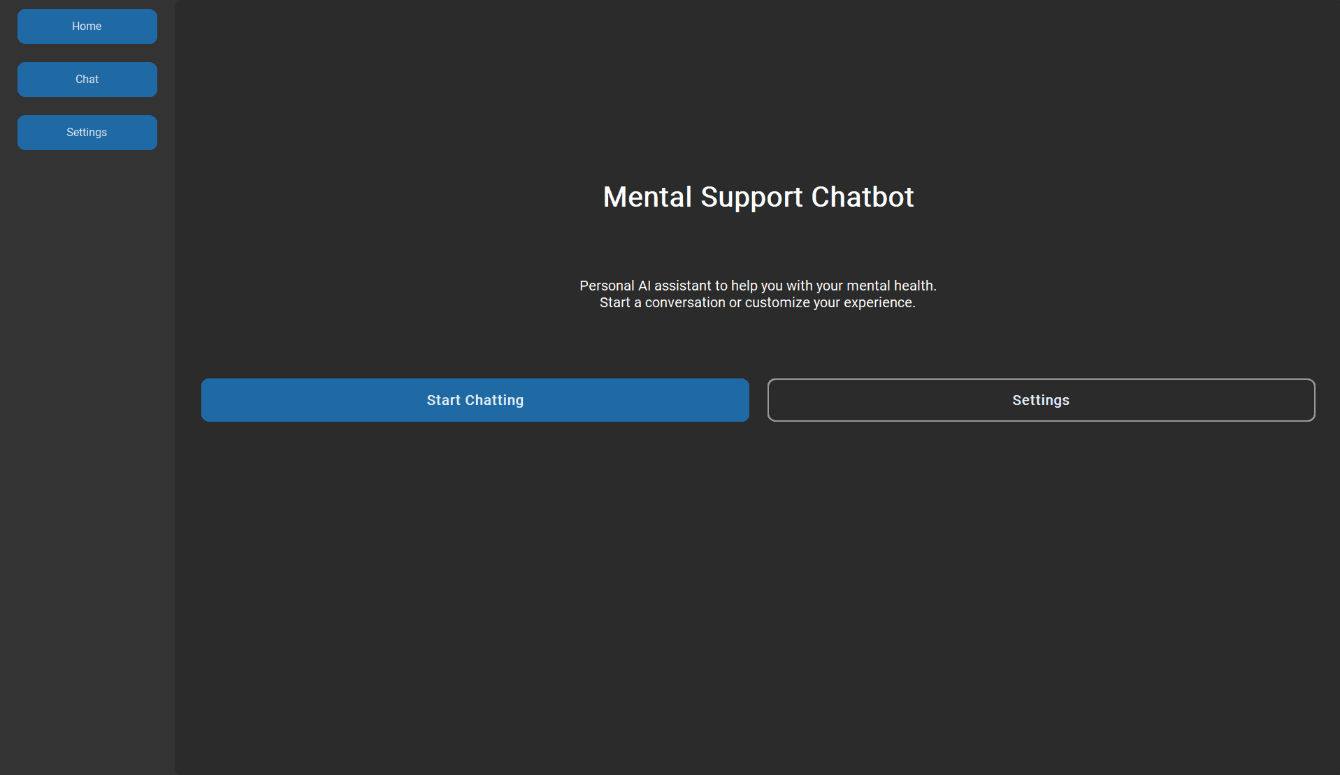 AI Mental Health Chatbot